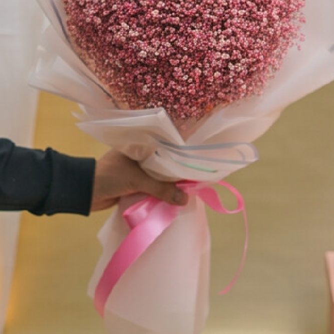 Pink Baby's Breath Bouquet