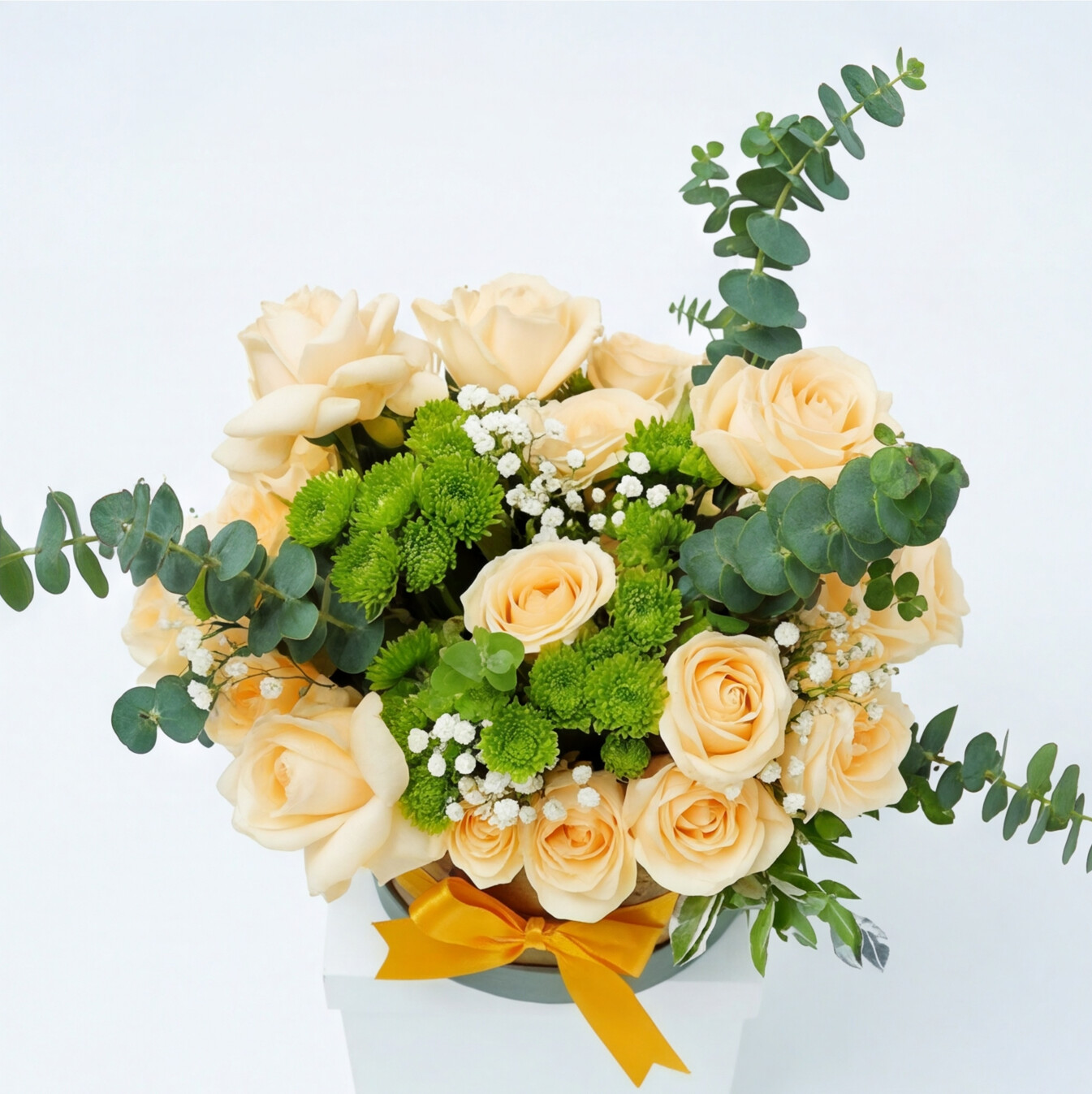 Peach Rose & Emerald Garden