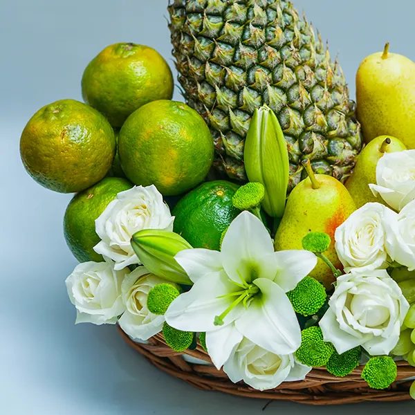 Blooming Fruit Basket