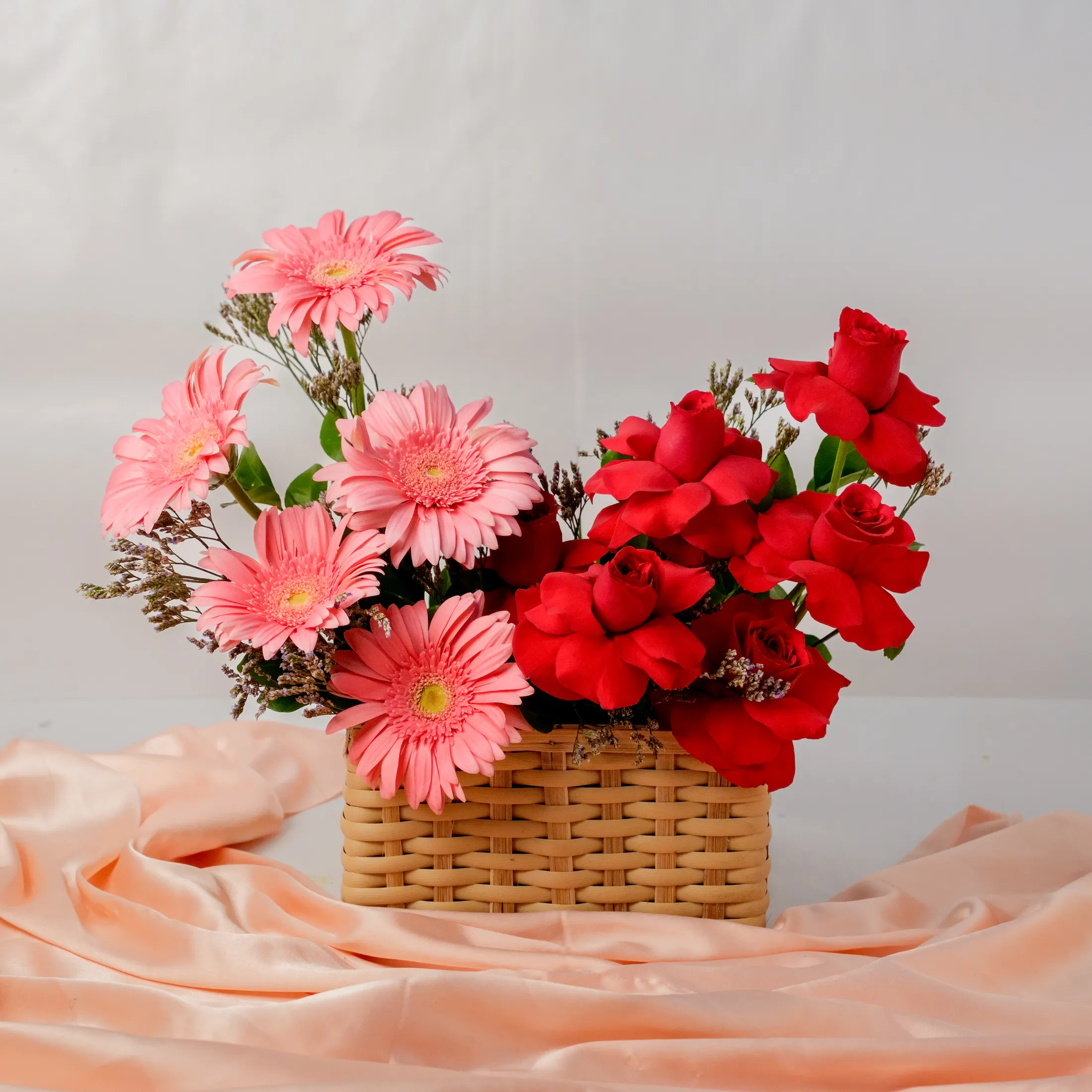 Blush & Bloom Basket