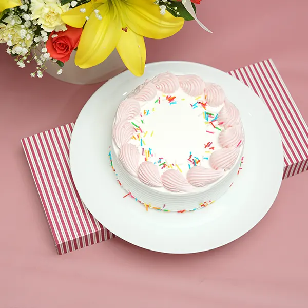 Charming Petals with Strawberry Sweetness