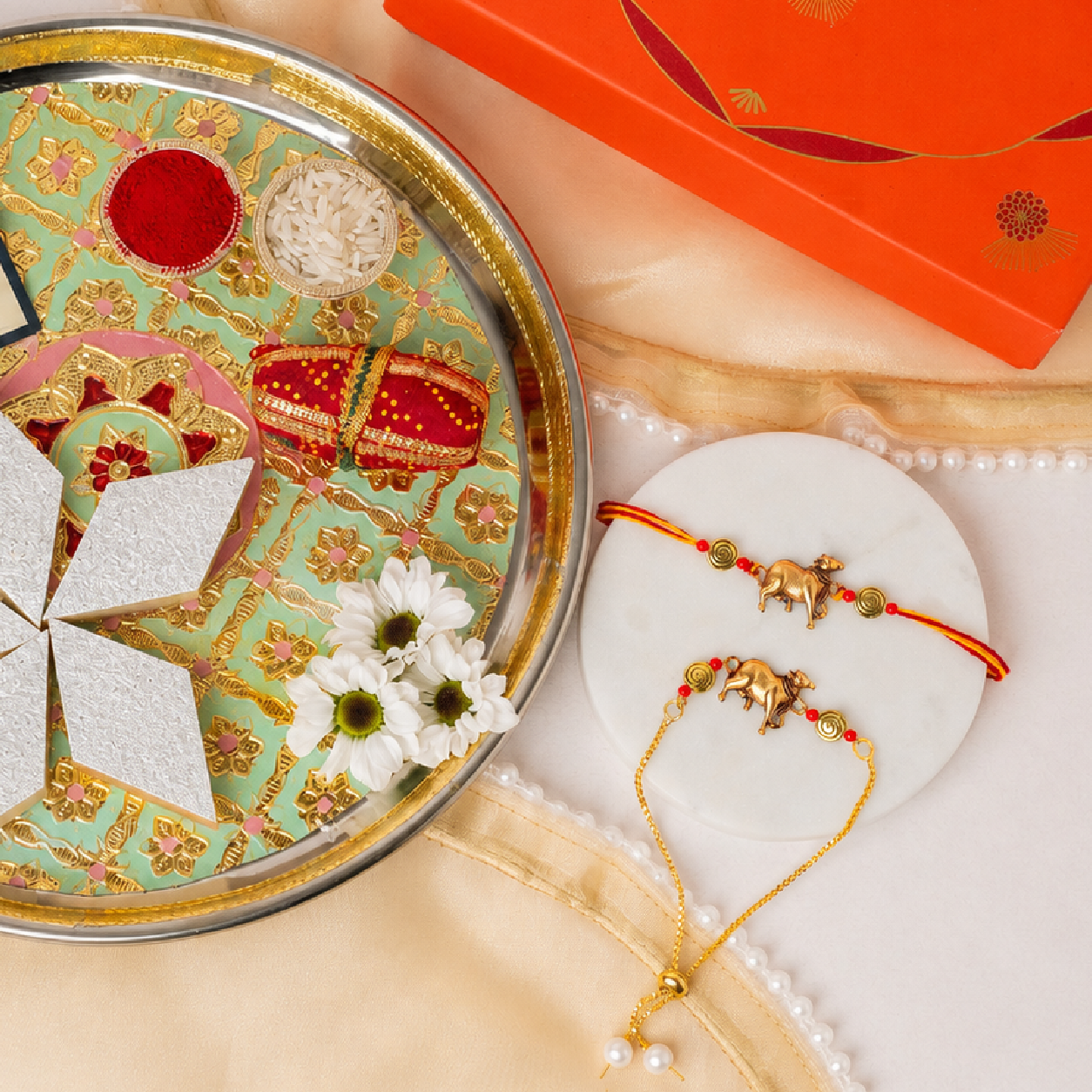Sacred Cow Rakhi & Thaali