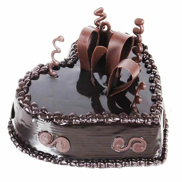 Sweet Heart Chocolate Truffle Cake