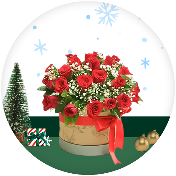 Christmas Flowers Icon