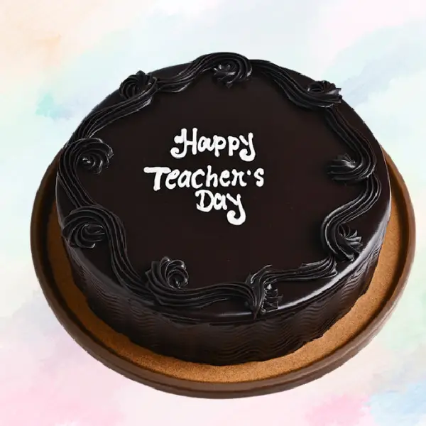 Teacher's Day Chocolate Cake