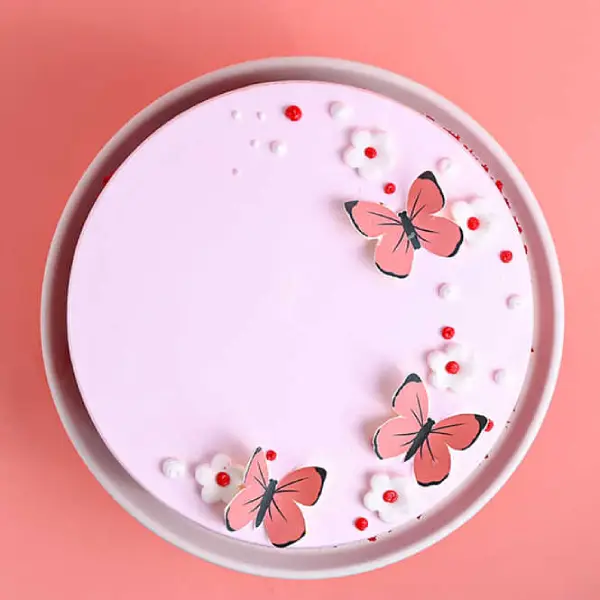 Butterfly Red Velvet Cake