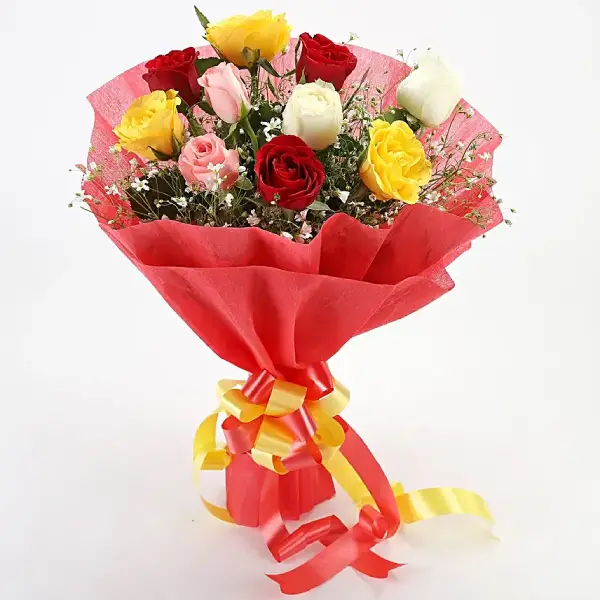 Mixed Roses Bunch