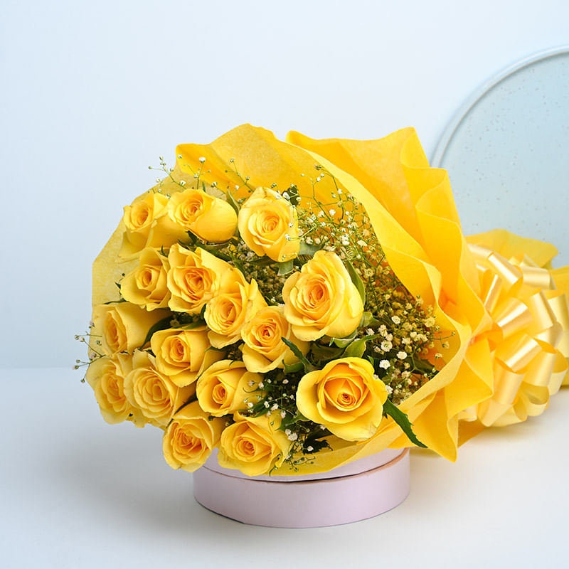 Radiant Yellow Roses