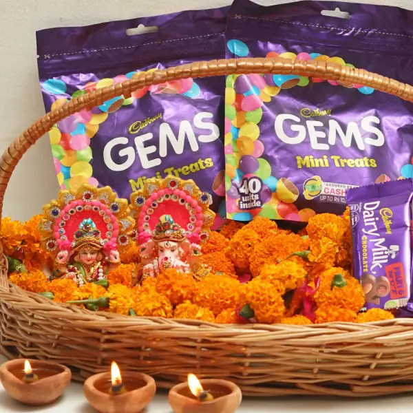 Laxmi Ganesh Gems Basket