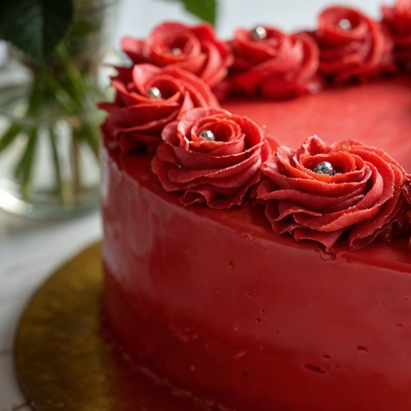 Velvet Rose Symphony Cake