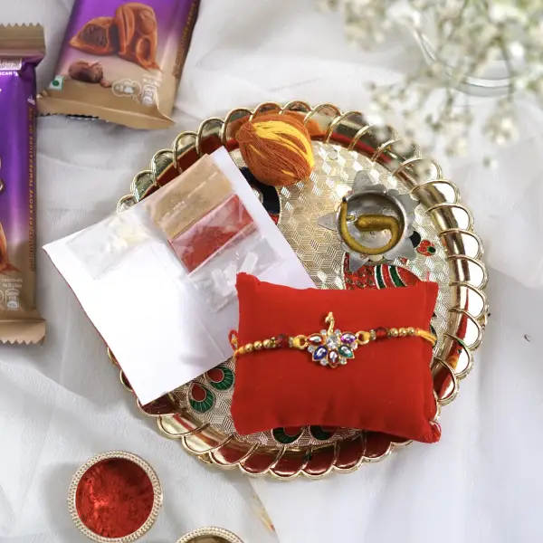 Peacock Chocolate Thali