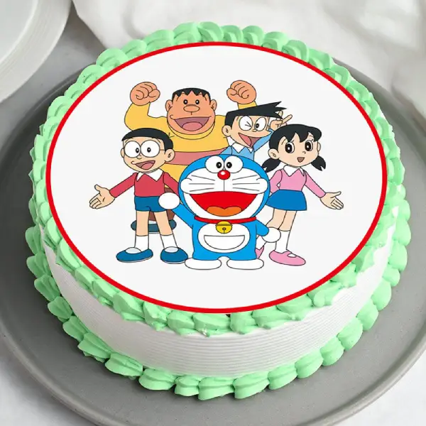 Doraemon Family Cake