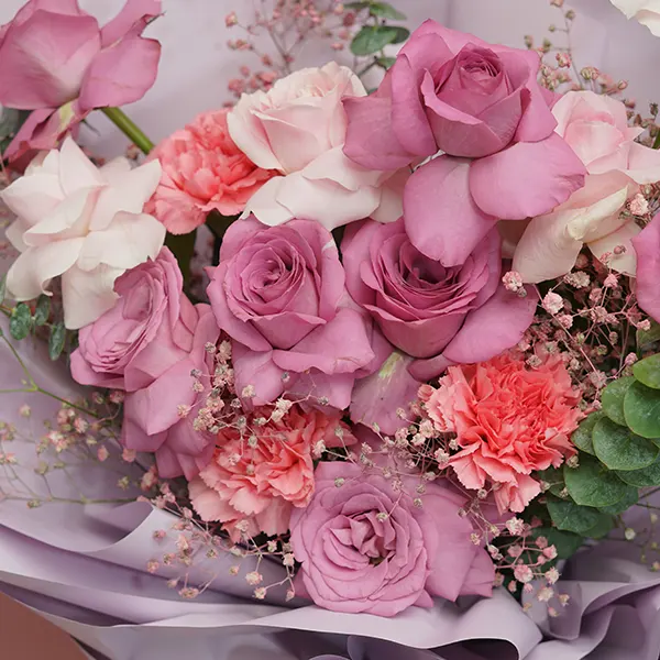 Love in Lavender with Strawberry Cake