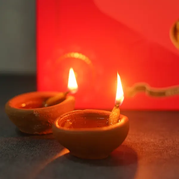 Kaju Katli with Diya