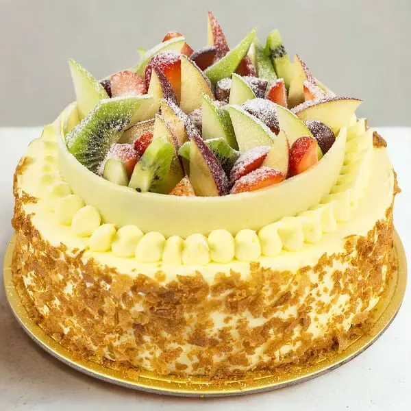 Snow Fruit One Kg. Cake
