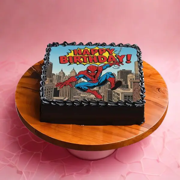 Super Hero Photo Cake