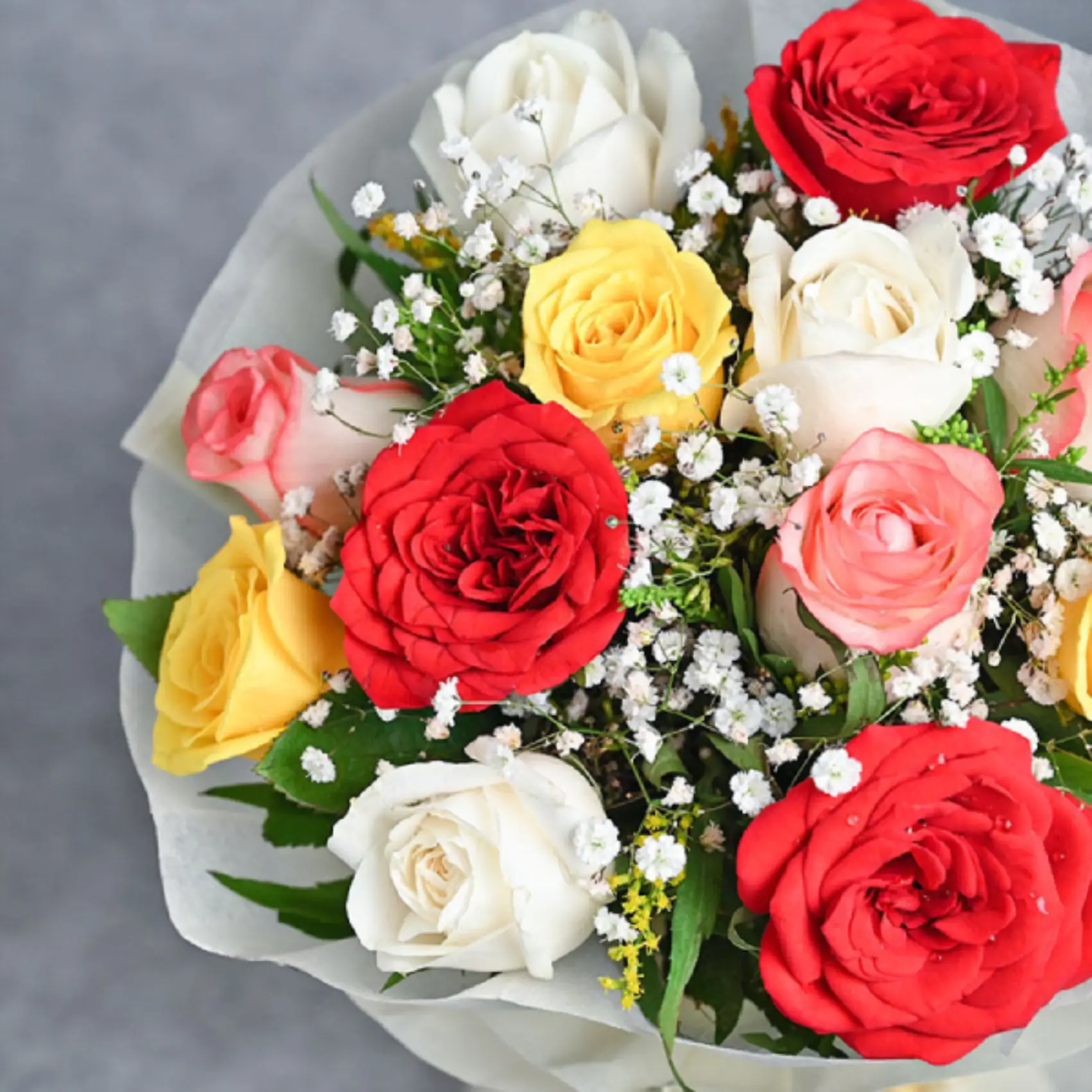 Mixed Roses And Chocolates