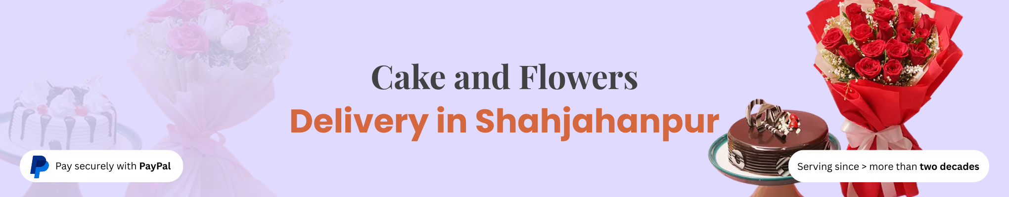 Online Cake and Flowers Delivery in Shahjahanpur