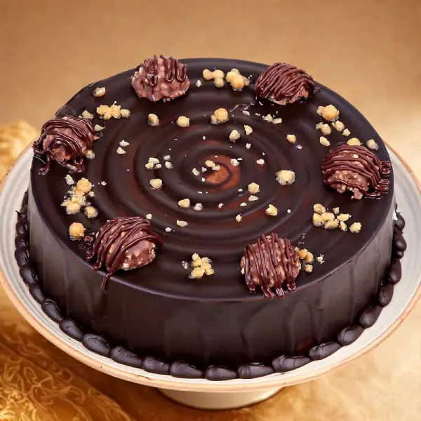 Chocolate Walnuts Cream Cake