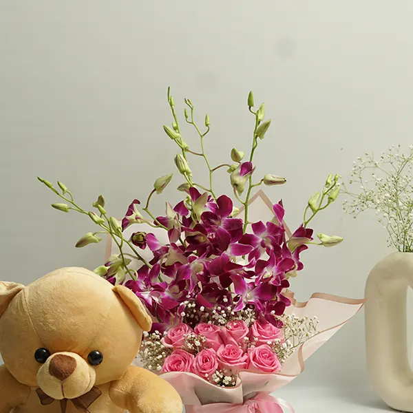 Teddy’s Orchid Rose pot