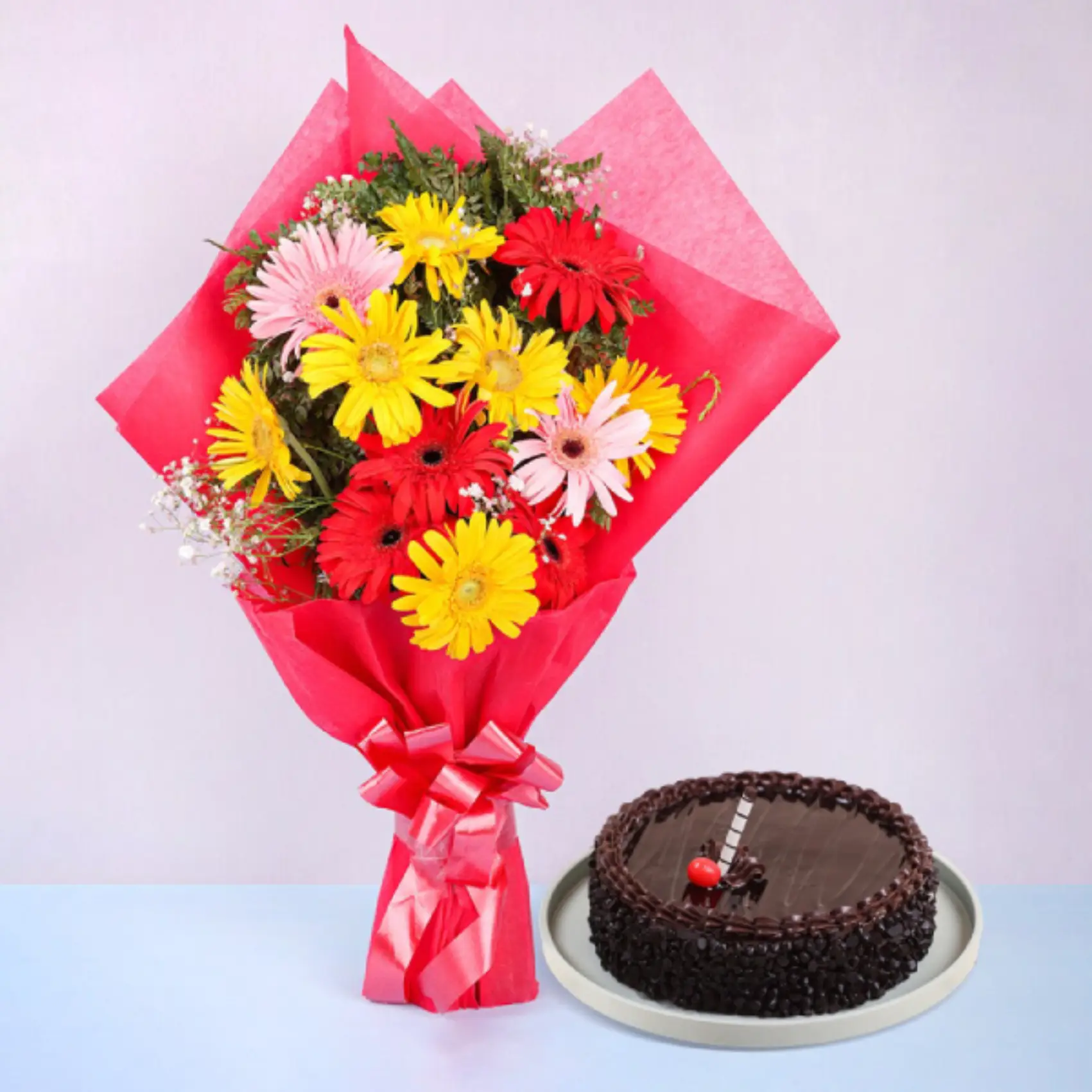 Mother's Day Blooms with Cake