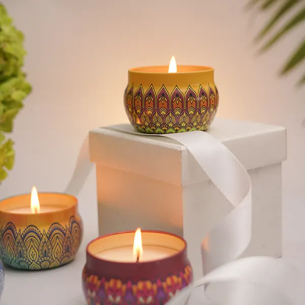 Artisan Round Tumblers (Set of 4 Candles)