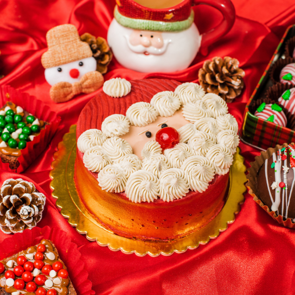 Jolly Santa Cake