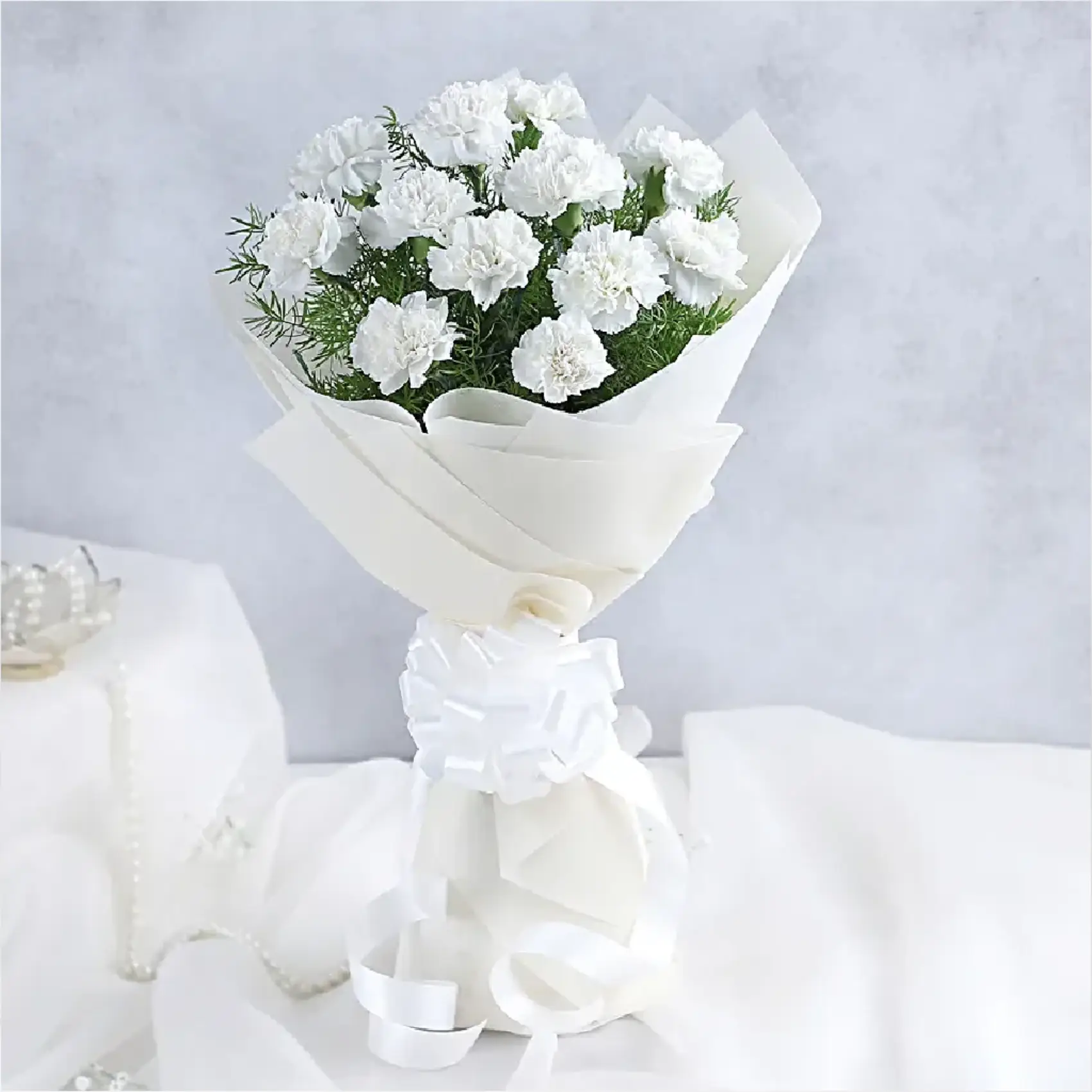 White Carnation  Elegance