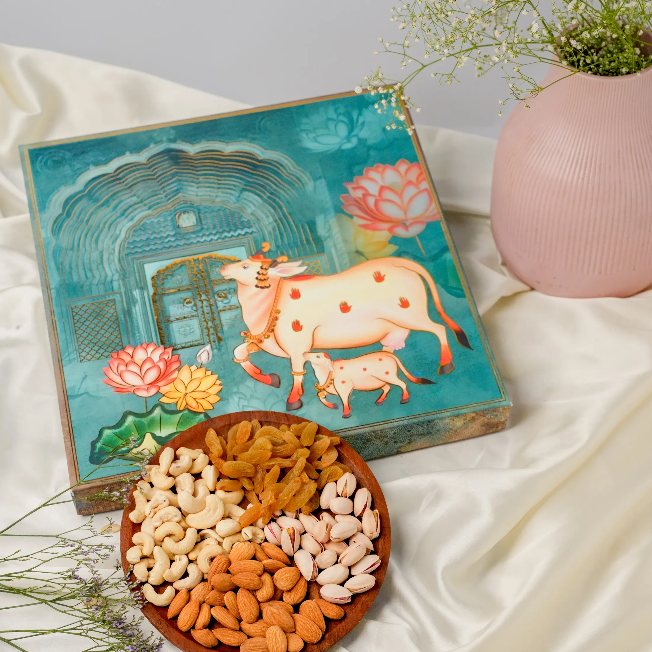 Pink Blossom Dry Fruit Harmony
