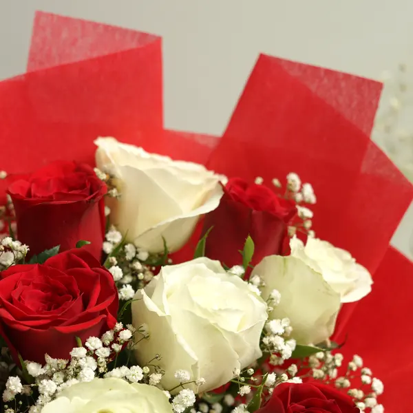 Twin Tones of Love with Heart Cake