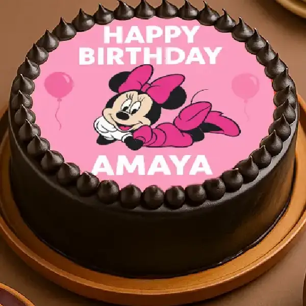 Mini Mouse Bdy Cake
