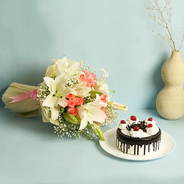 Love Burst with Black Forest Cake