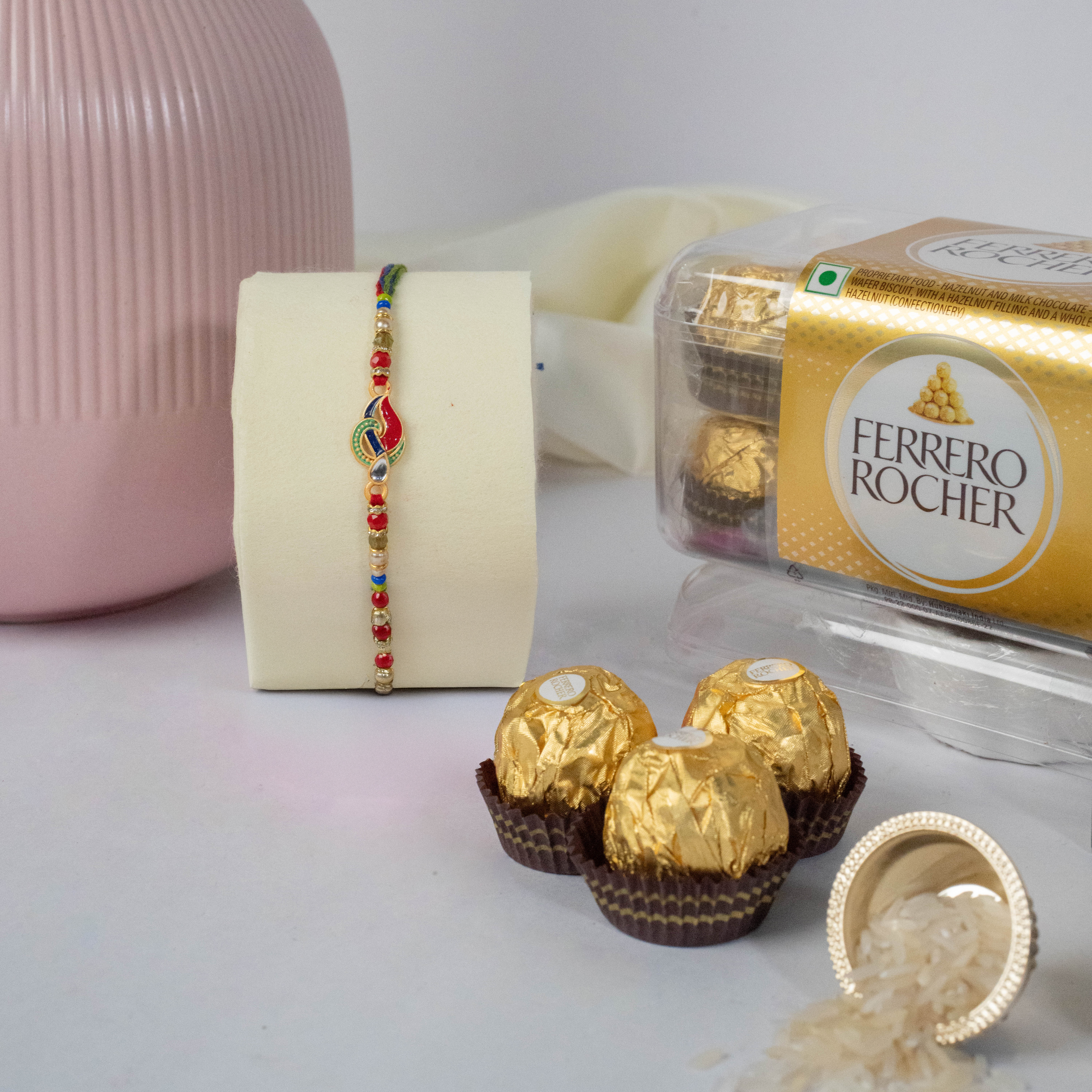 Shri Rakhi with Ferrero Rocher