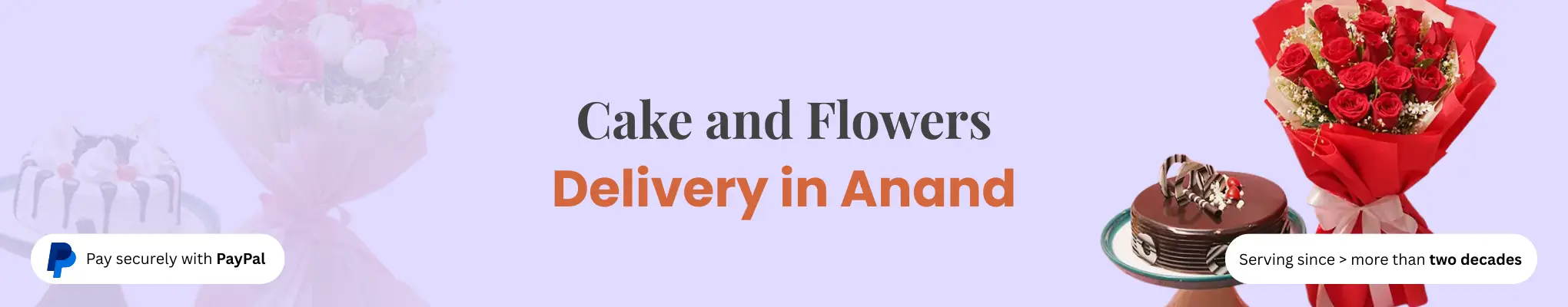 Online Cake and Flowers Delivery in Anand