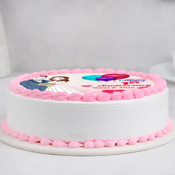 First Anniversary Theme Cake