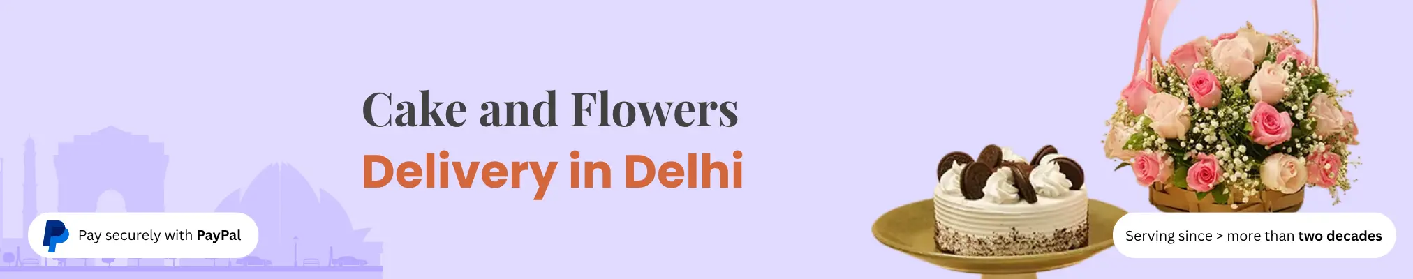  Cake and Flowers Delivery in Delhi