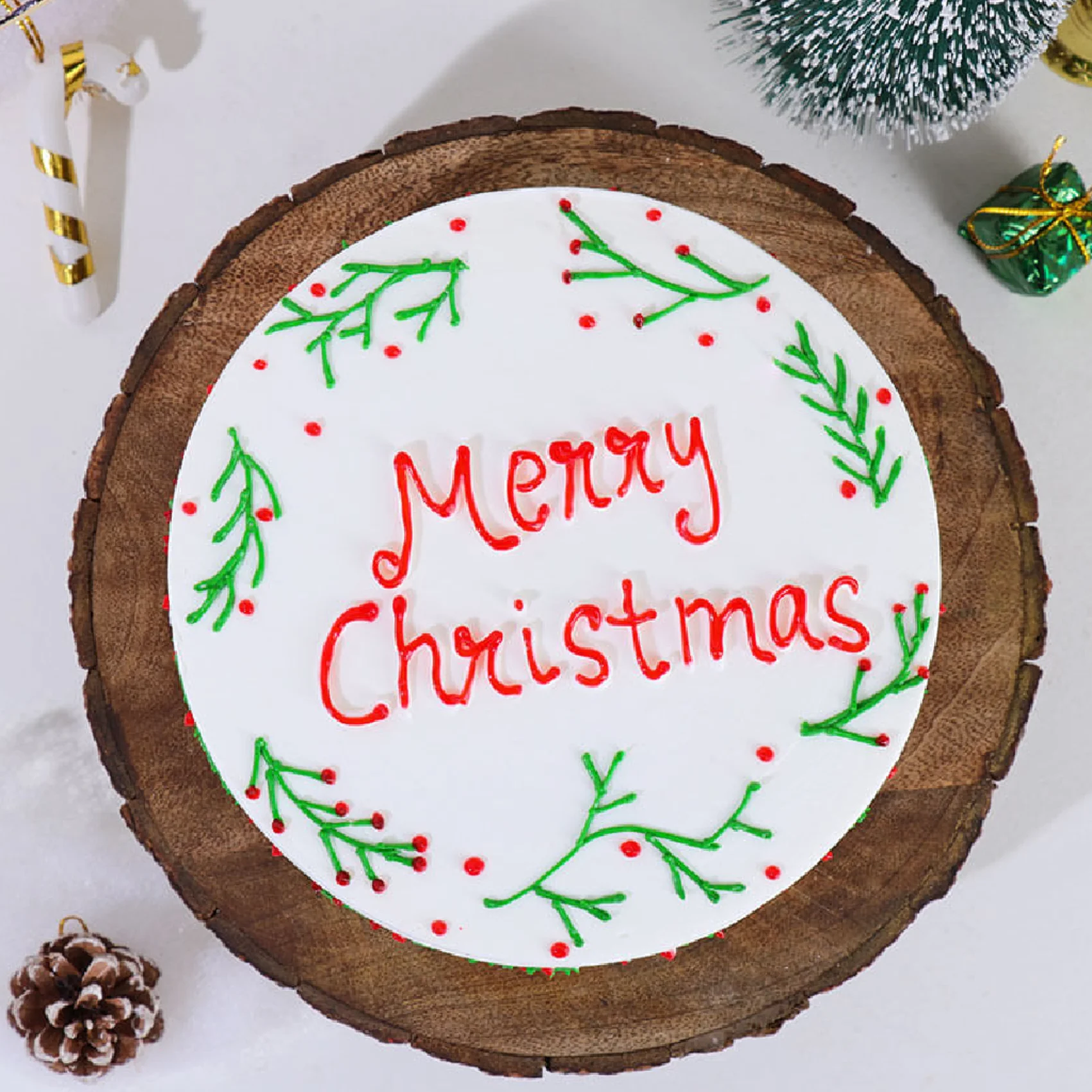 Christmas Vanilla Cake