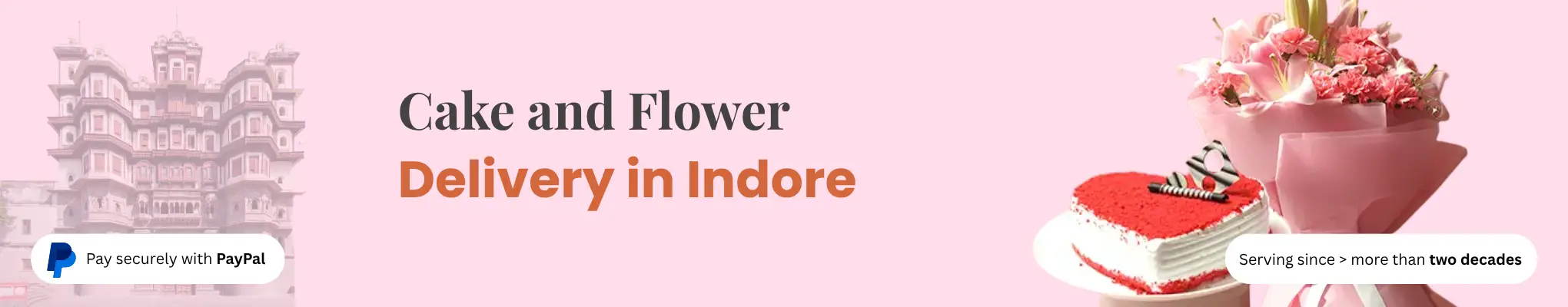 Online Cake and Flowers Delivery in Indore
