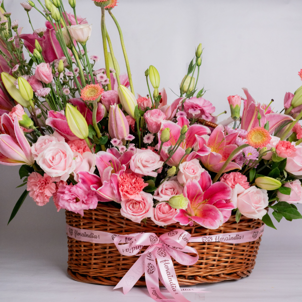 Pink Blossom Basket Pink Blossom Basket