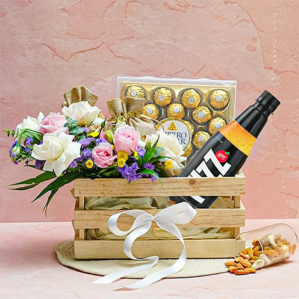 Choco Bloom Celebration Basket