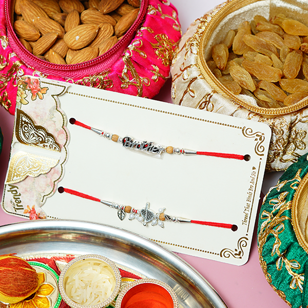 Peacock Rakhi Sweet Hamper