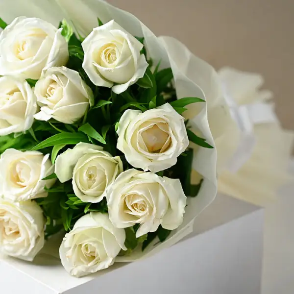 White Roses Bouquet