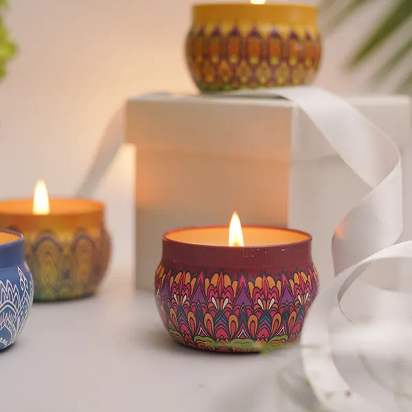 Artisan Round Tumblers (Set of 4 Candles)