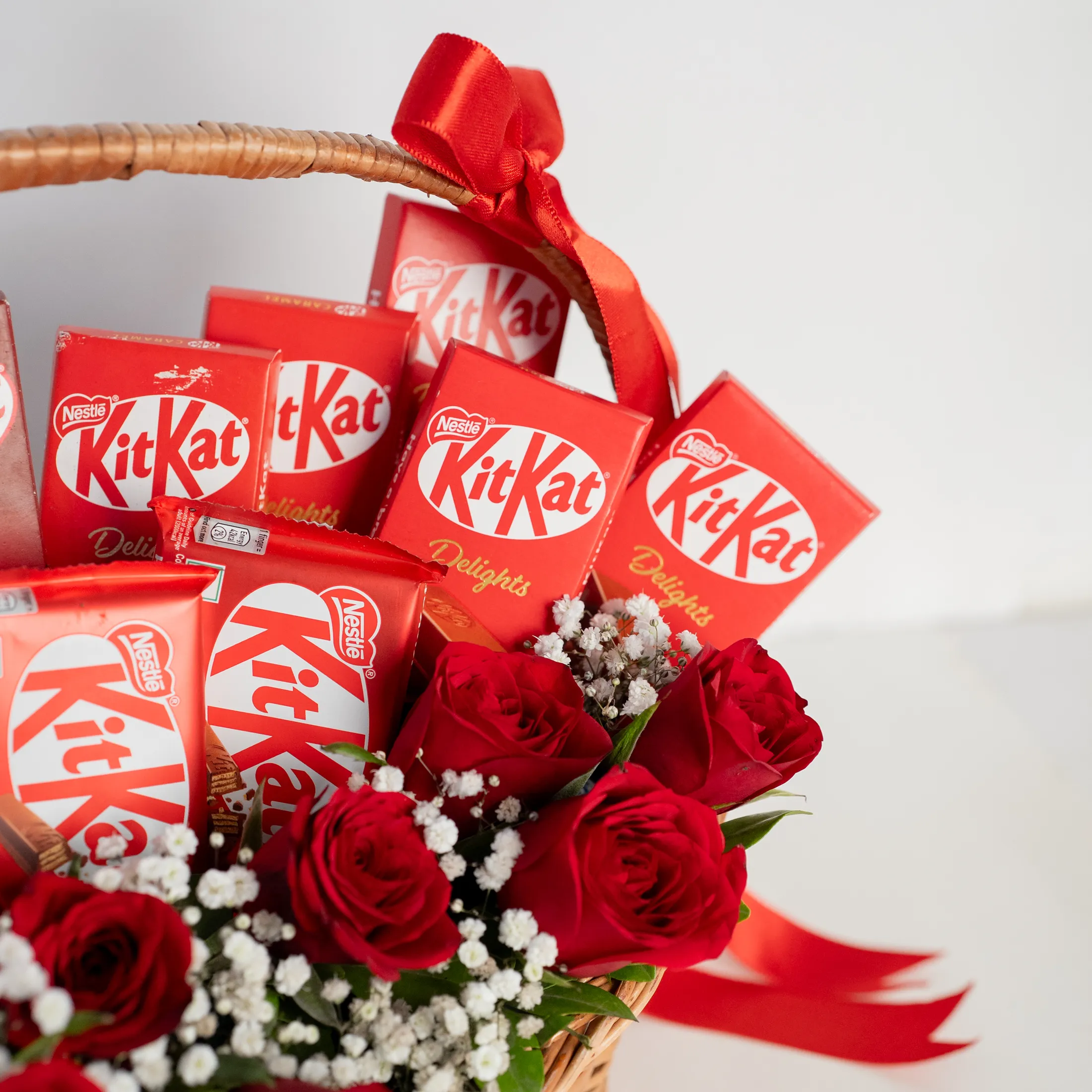 Red Elegance Choco Basket Red Elegance Choco Basket