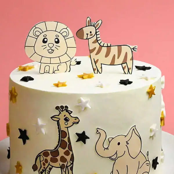 Jungle Safari Cake