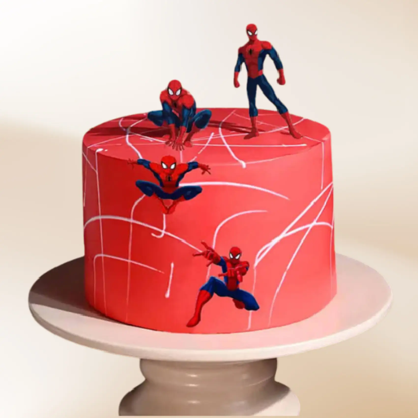 Spiderman Theme Cake