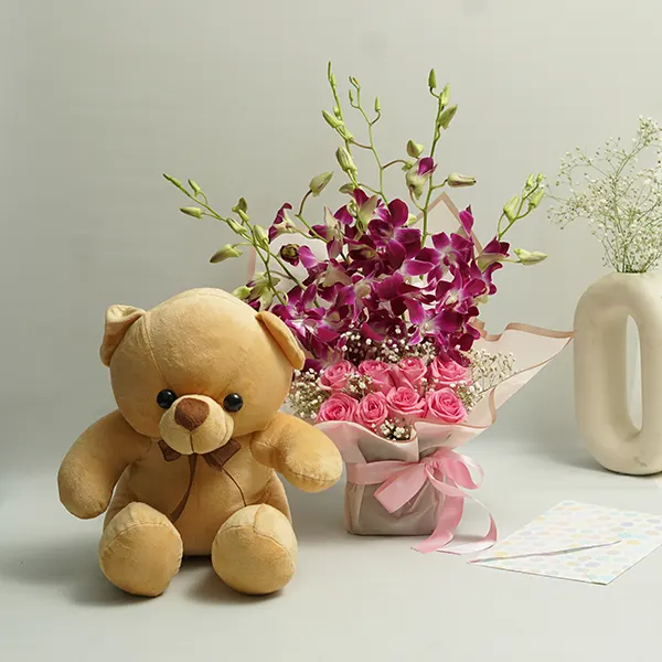 Teddy’s Orchid Rose pot