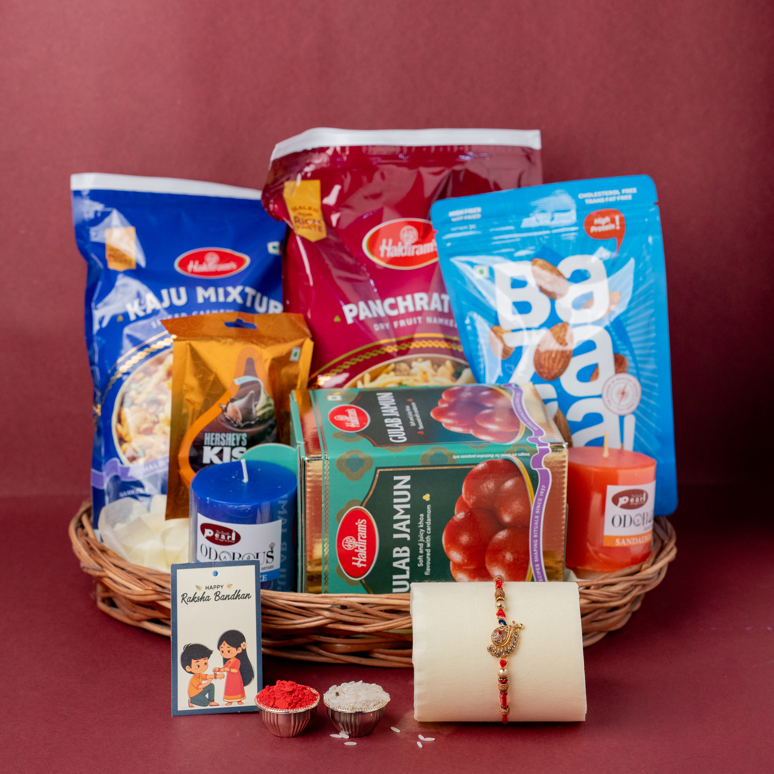 Peacock Rakhi Gift Hamper Peacock Rakhi Gift Hamper