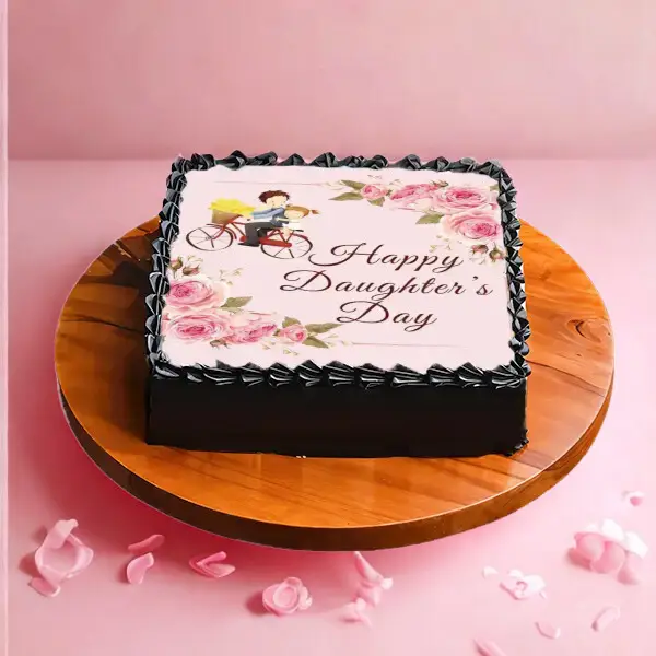 Daughter's Day Photo Cake