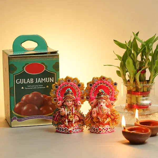 Gulab Jamun & Bamboo Hamper